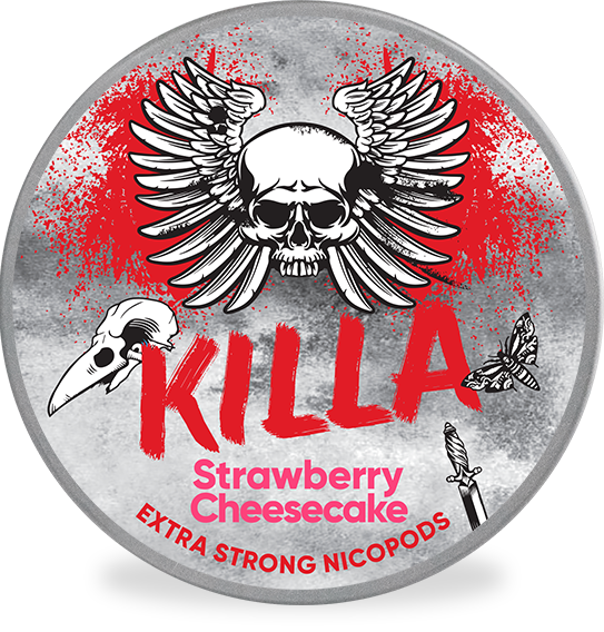 KILLA Strawberry Cheesecake Extra Strong Nicopods