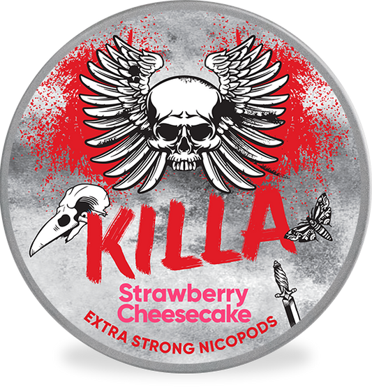 KILLA Strawberry Cheesecake Extra Strong Nicopods